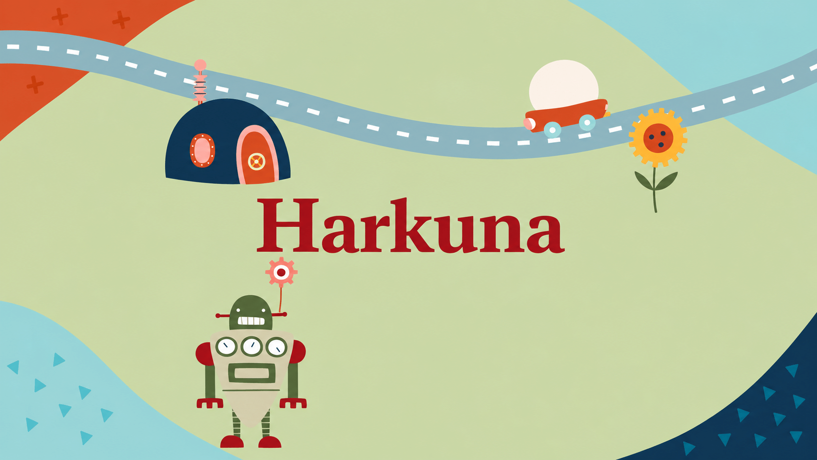 Harkuna_ iglú, coche y robot